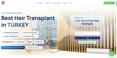 Hair Landing Page 2 (Next.js, Tailwind CSS)